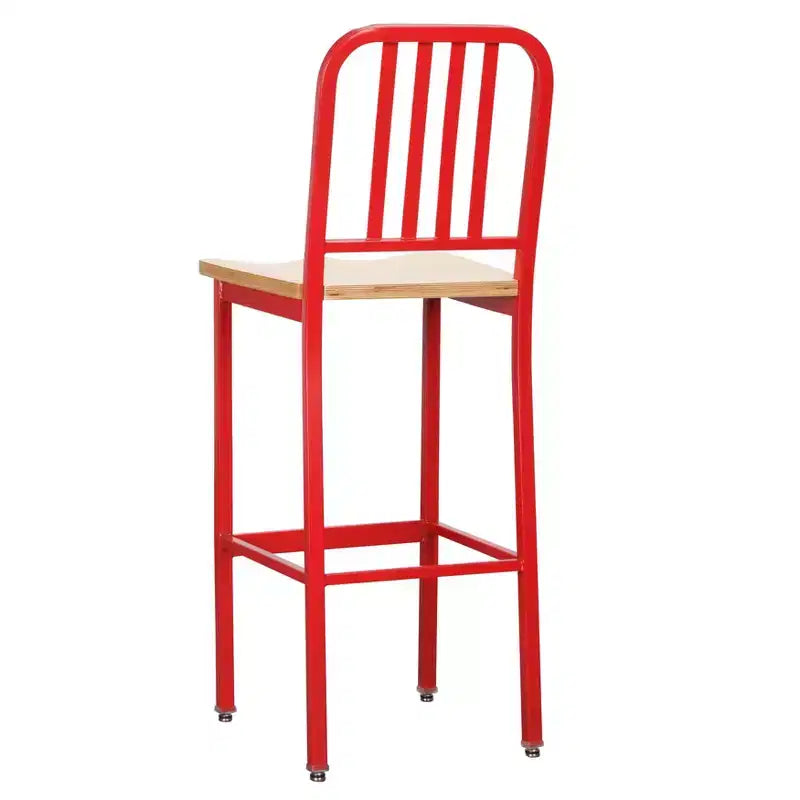 Set of 2 Frazier Metal Barstools - Linon