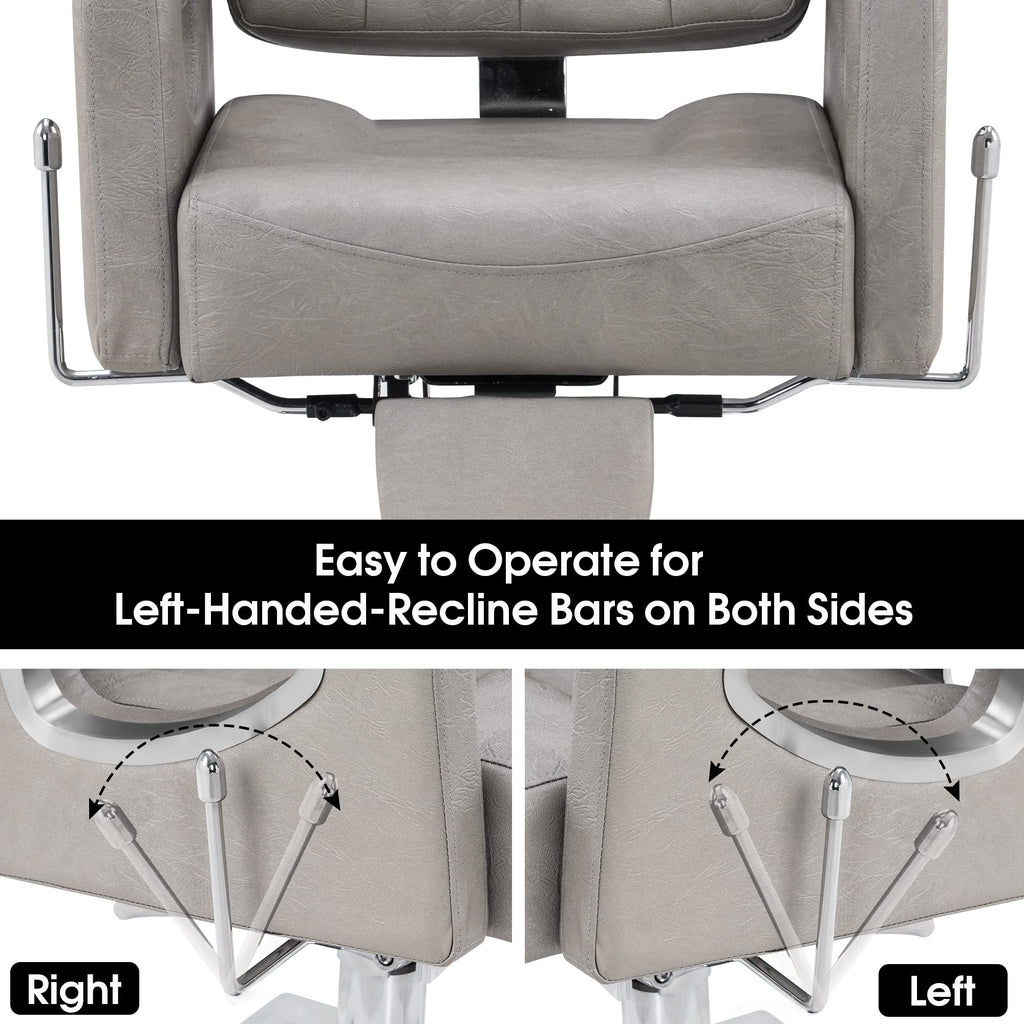 BarberPub Reclining Stylist Antique Equipment