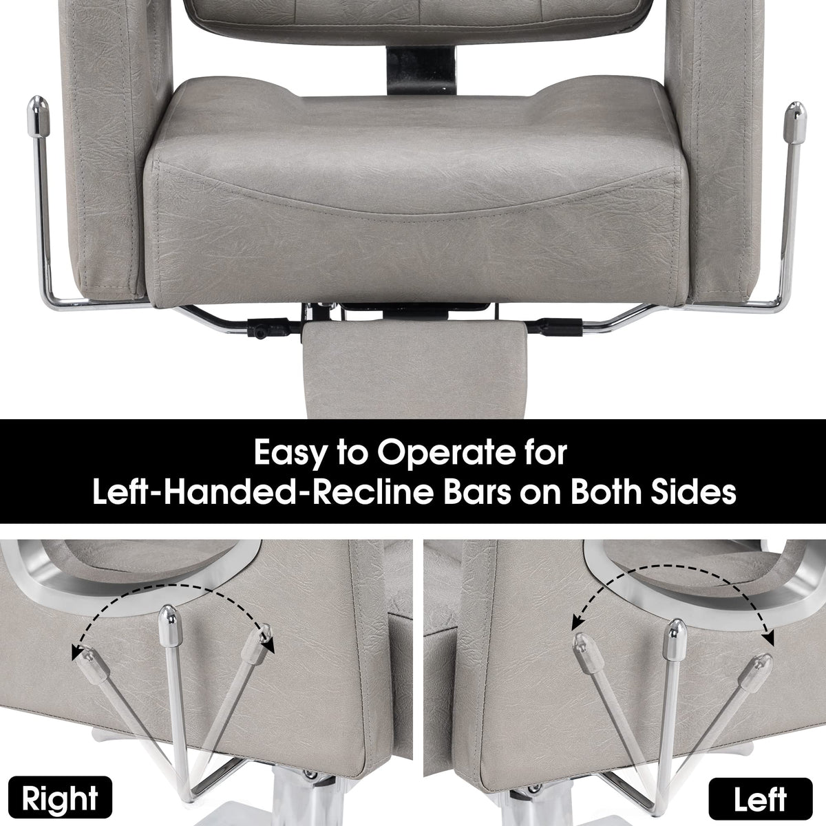 BarberPub Reclining Stylist Antique Equipment