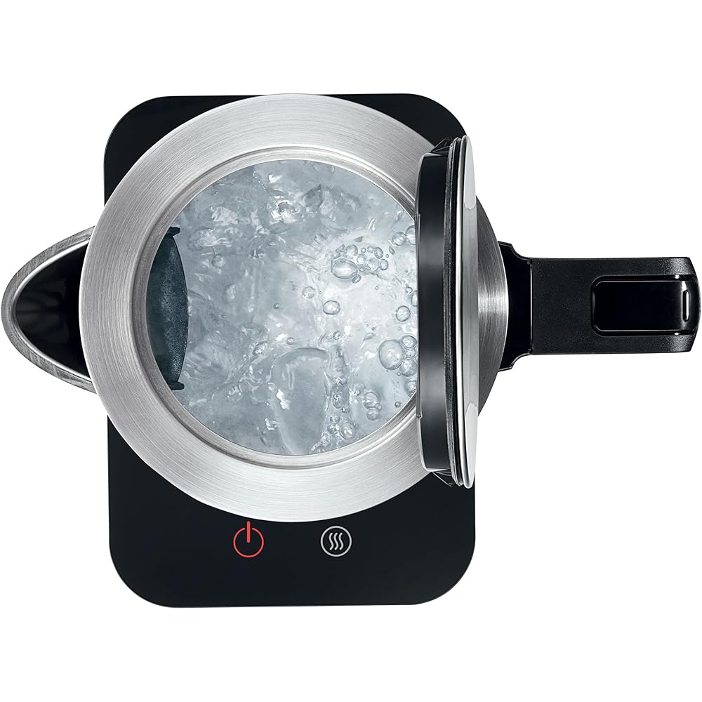 Bosch Electroménager TWK7203 Bouilloire électrique programmable, 2200 W, 1.7 liters, Noir/INOX : Cuisine et Maison