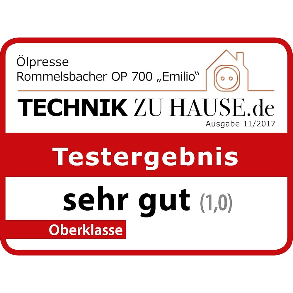 Rommelsbacher OP 700 Emilio Presse à huile électrique : Cuisine et Maison