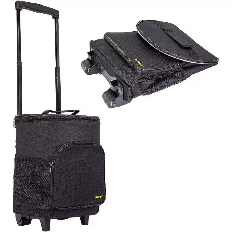 dbest products Ultra Compact Cooler Smart Cart, Insulated Collapsible Rolling Tailgate BBQ Beach Summer