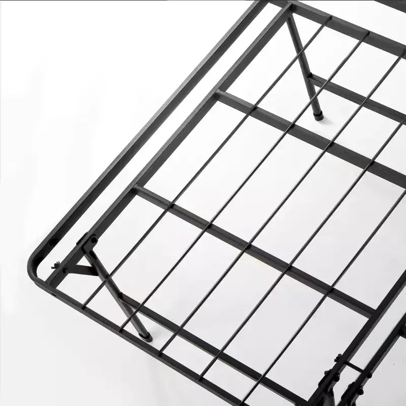 14 Premium Steel Bed Frame and Platform Bed Black - Mellow