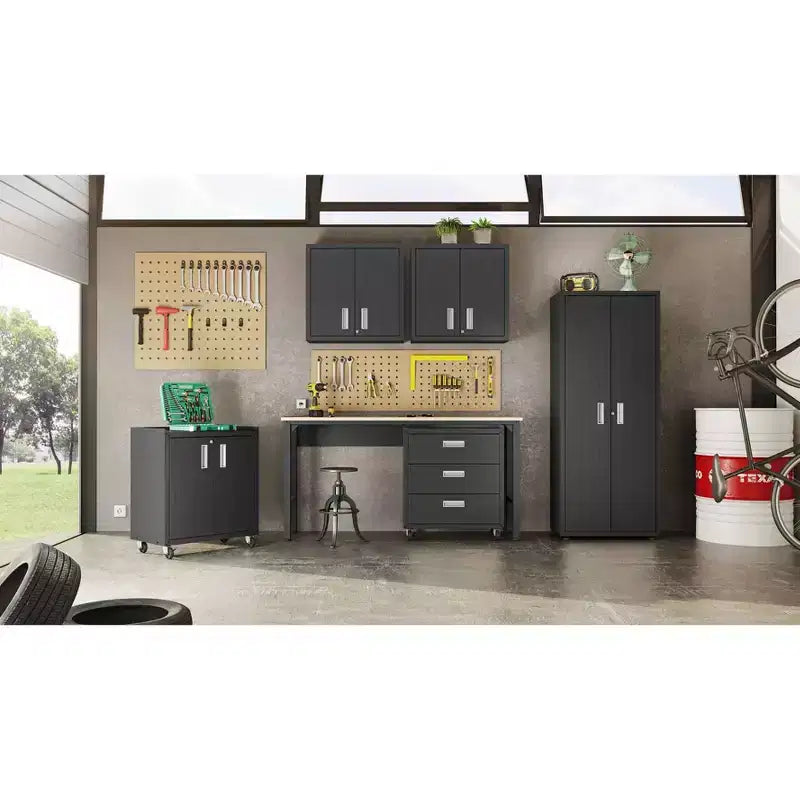 Manhattan Comfort Fortress 74.8 Tall Garage Cabinet