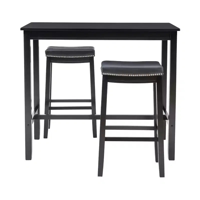 3pc Claridge Bar Height Dining Set - Linon