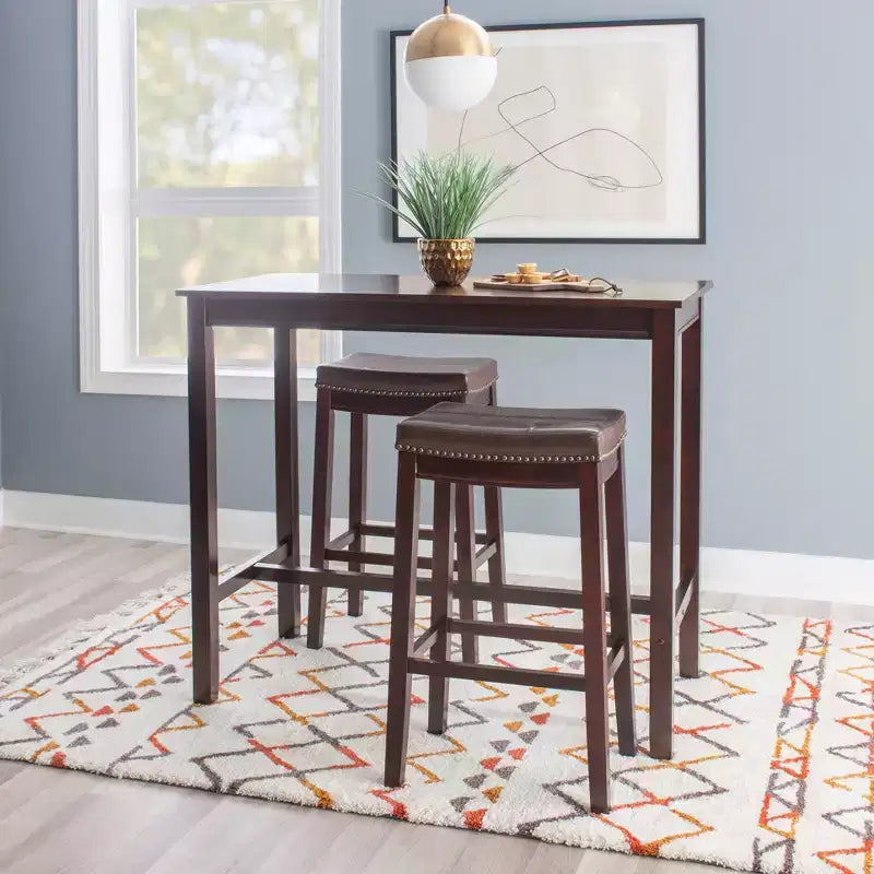 3pc Claridge Bar Height Dining Set - Linon