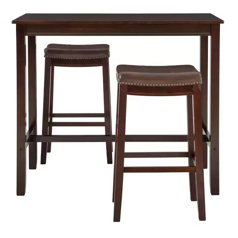 3pc Claridge Bar Height Dining Set - Linon