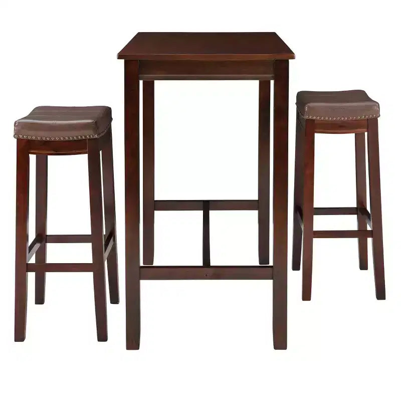 3pc Claridge Bar Height Dining Set - Linon
