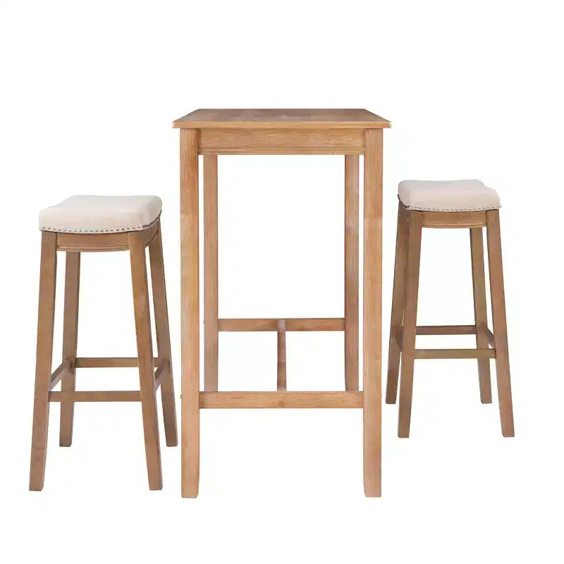 3pc Claridge Bar Height Dining Set - Linon