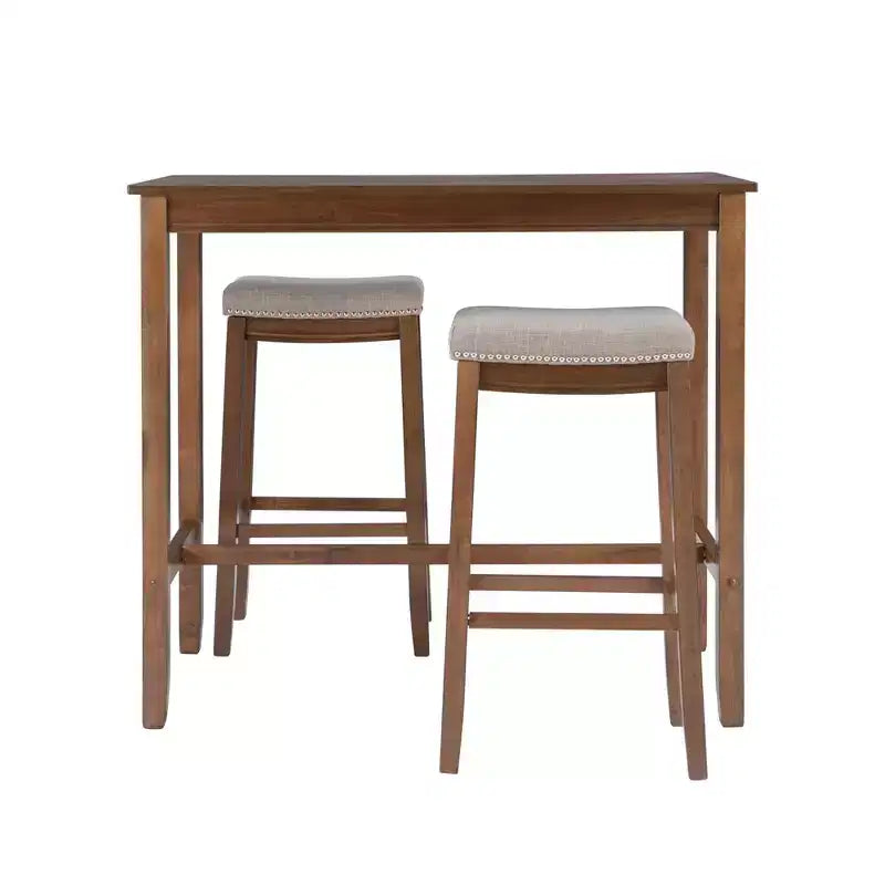 3pc Claridge Bar Height Dining Set - Linon