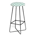 Maritza Lisa Retro Floral Pattern Barstool - Deny Designs