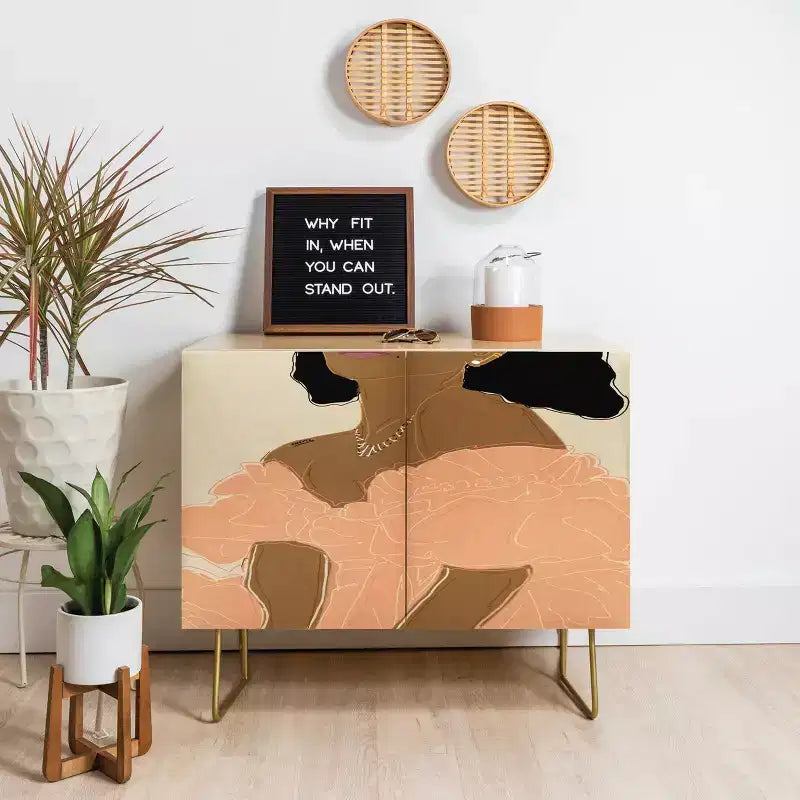 EELISE_NDRI Gushin Over You Credenza - Deny Designs