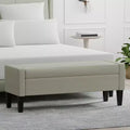 Glenwillow Home 52 Upholstered Storage Bench With Truncated Arms