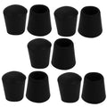 Unique Bargains Rubber Floor Protector Furniture Feet Covers Chair Leg Caps 16mm Inner Dia Black 10 Pcs
