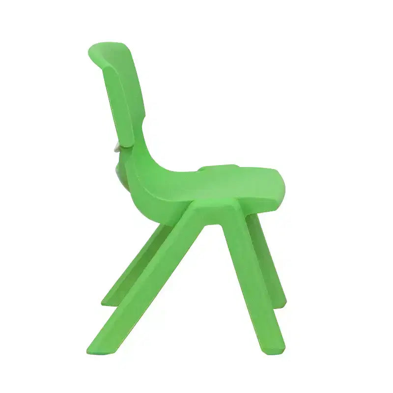 Emma and Oliver 10 Pack Plastic Stackable School Chair with 10.5 Seat Height