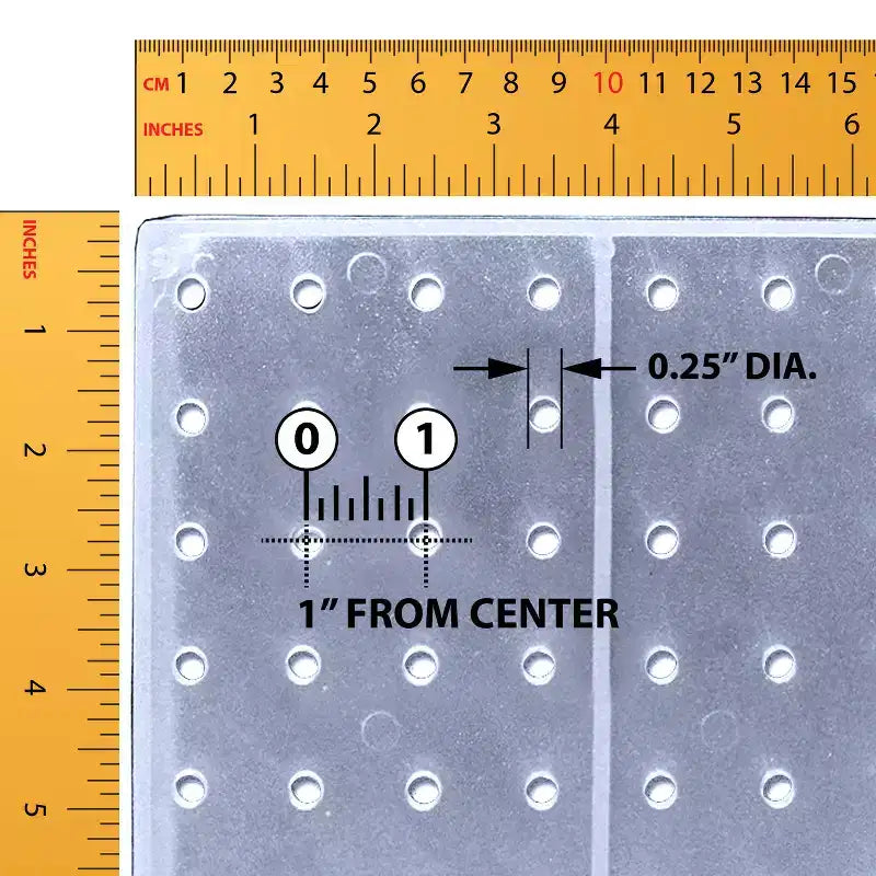 Azar Displays 70-Piece Pegboard Wall Organizer Kit