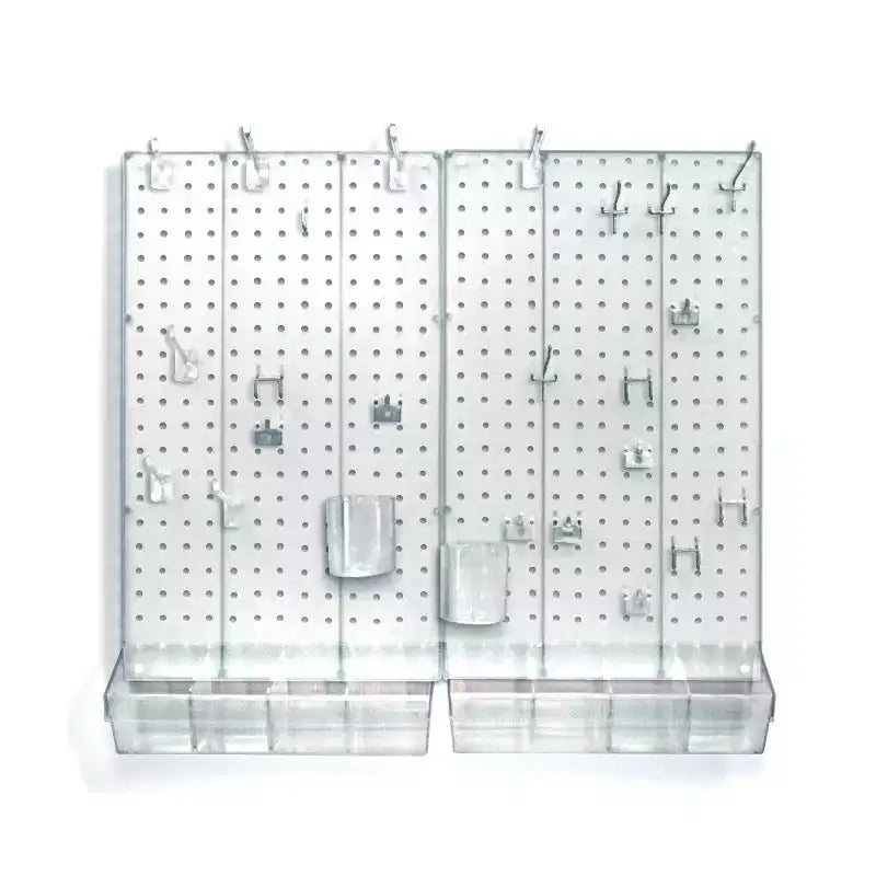 Azar Displays 70-Piece Pegboard Wall Organizer Kit