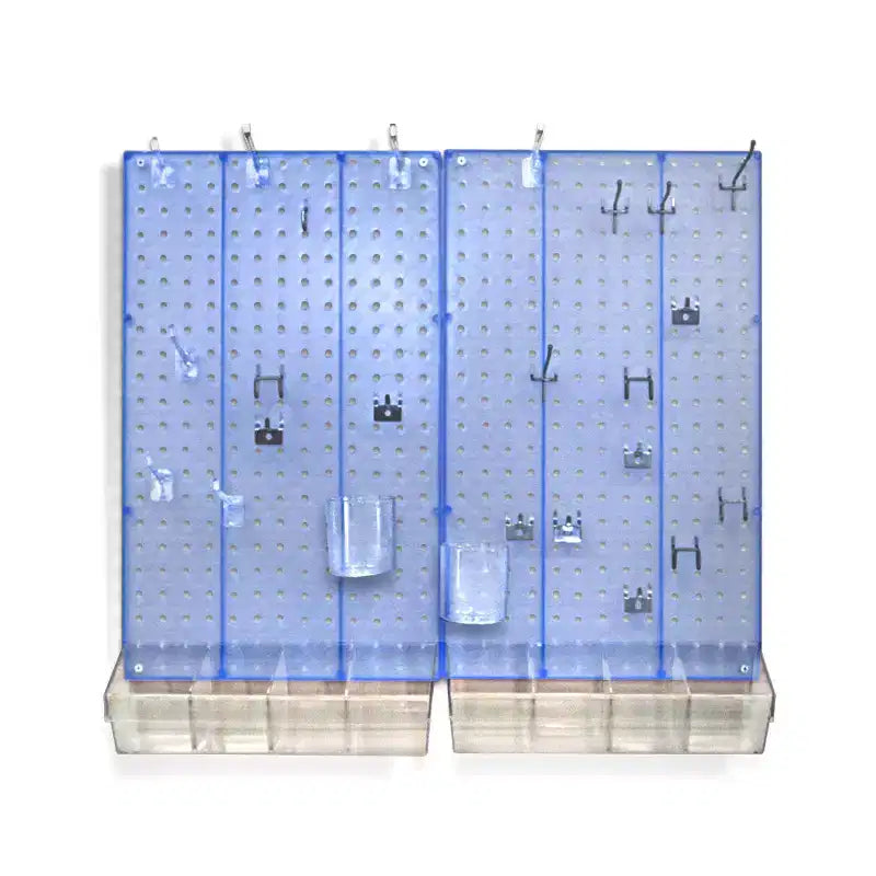 Azar Displays 70-Piece Pegboard Wall Organizer Kit