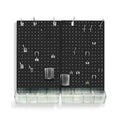 Azar Displays 70-Piece Pegboard Wall Organizer Kit