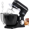 Kitchen in the box Robot Pâtissier, 4.5L+5L 2Bols Robots de Cuisine, 10 Vitesses Batteur Electrique Cuisine, 1300W Pétrin Professionnel avec Fouet, Batteur, Crochet (Noir) : Cuisine et Maison