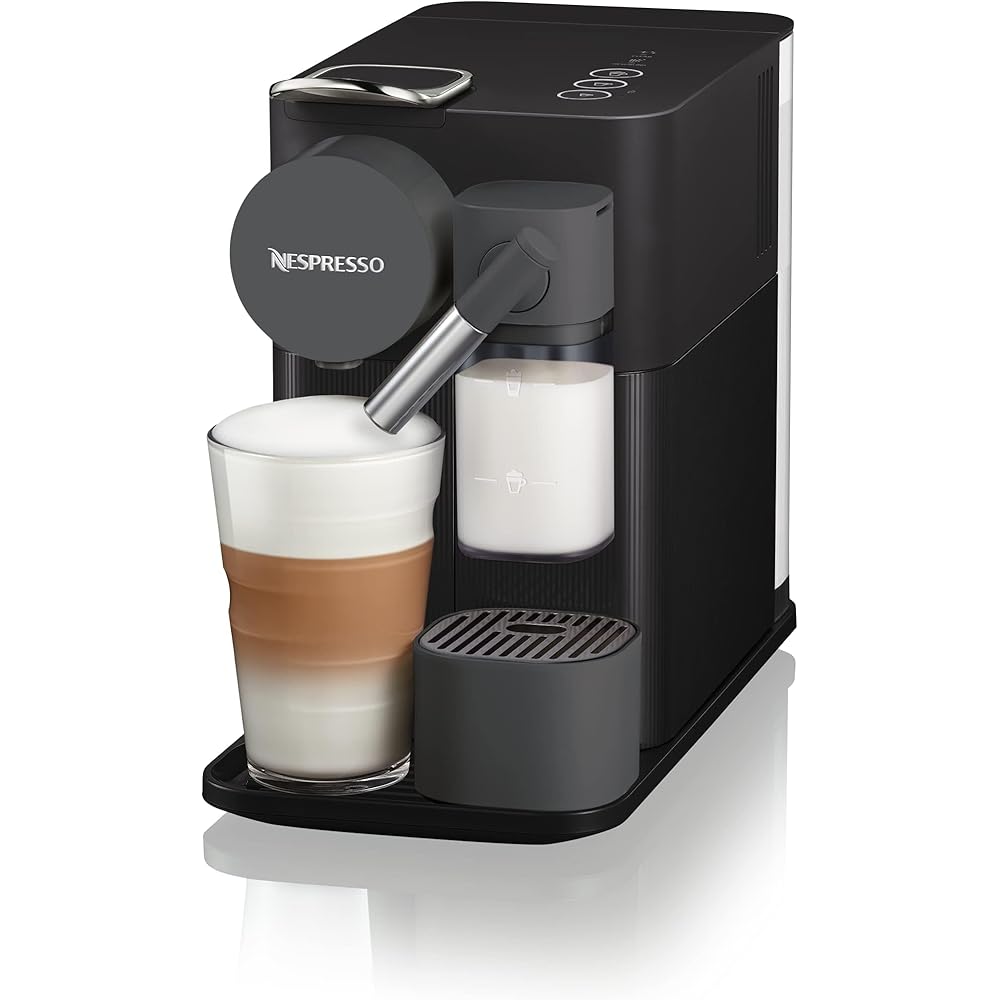 De'Longhi Nespresso Lattissima One Evo EN510.B, Machine a Café Capsule, Expresso et Cappuccino, 1450W, Noir : Cuisine et Maison