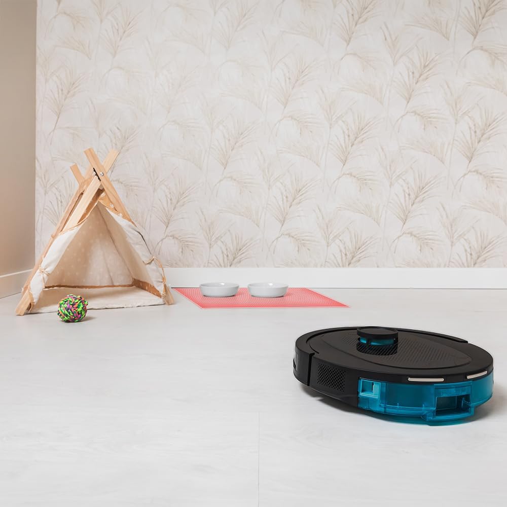 Cecotec Robot Aspirateur Laveur Conga 7490 Ultimate Home X-Treme, 4000 Pa, Aspirateur Robot Navigation Laser, Autonomie 120 Min, Station de Vidange Automatique, Brosse Centrale Multifonction, App : Cuisine et Maison
