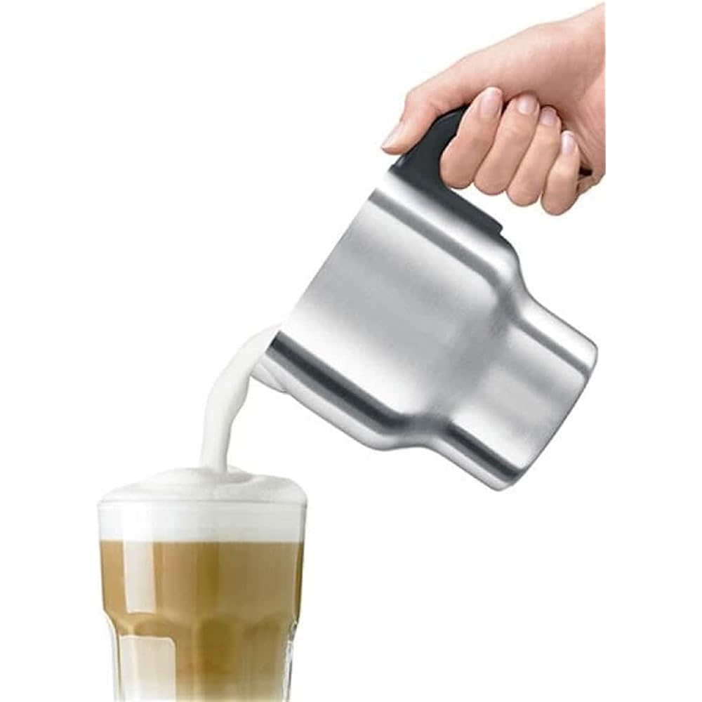 Sage - The Milk Cafe - Mousseur à Lait pour Latte, Capuccino, Chocolat Chaud et Autres Boissons Chaudes - Acier Inoxydable Brossé : Cuisine et Maison