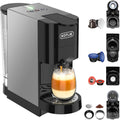 KOTLIE AC-513HF Machine à café multifonctionnelle 5-en-1 pour NES/pour DG/Café en poudre/ESE Pads (44 mm)/pour a modo mio, convient aux bonnets hauts (Noir) : Cuisine et Maison