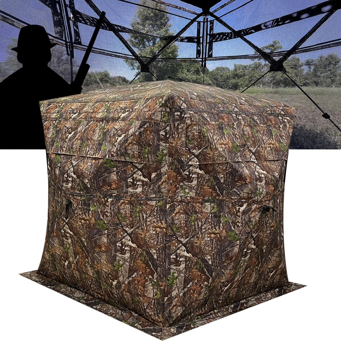 CROSS MARS Jagd-Tarnzelt, 2-3 Personen, 270 Grad