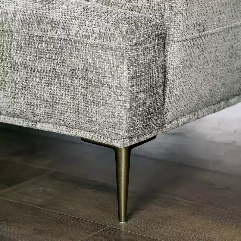 HOMES: Inside + Out Tubera 65" Loveseat Chenille T Seat Cushion with Extendable Back