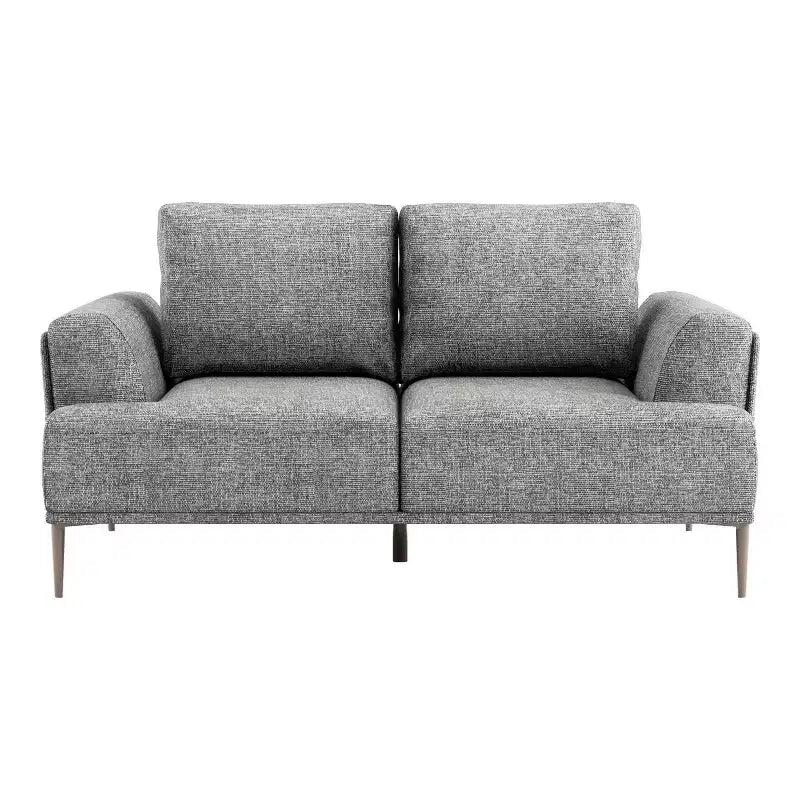 HOMES: Inside + Out Tubera 65" Loveseat Chenille T Seat Cushion with Extendable Back