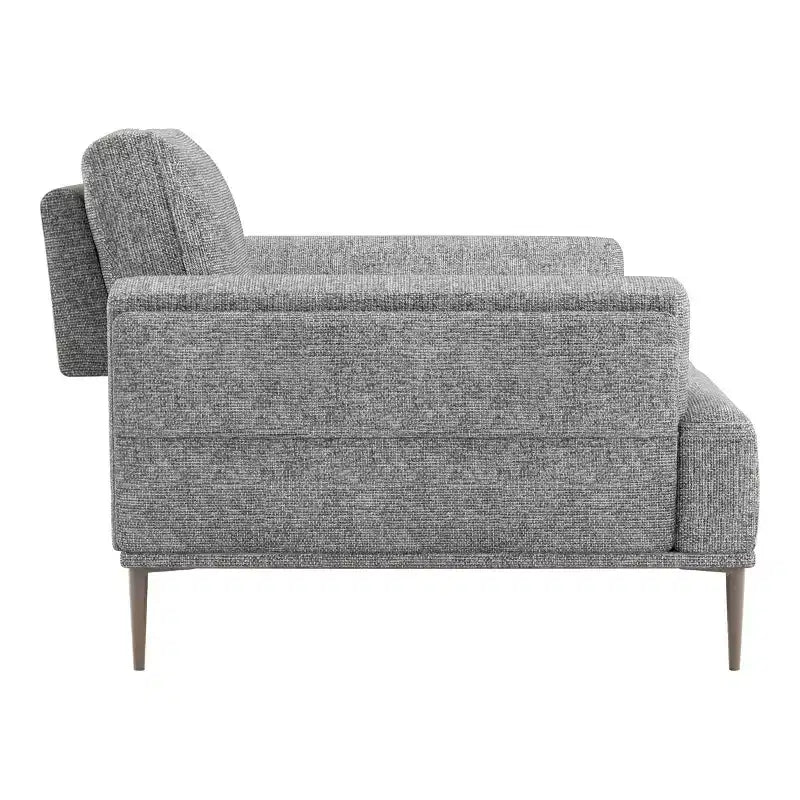 HOMES: Inside + Out Tubera 65" Loveseat Chenille T Seat Cushion with Extendable Back