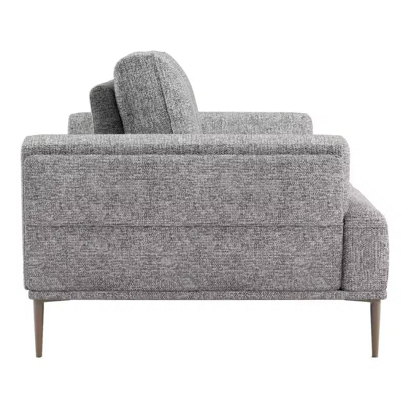 HOMES: Inside + Out Tubera 65" Loveseat Chenille T Seat Cushion with Extendable Back