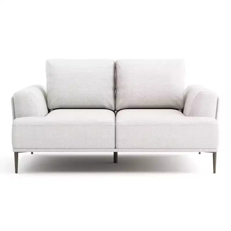 HOMES: Inside + Out Tubera 65" Loveseat Chenille T Seat Cushion with Extendable Back
