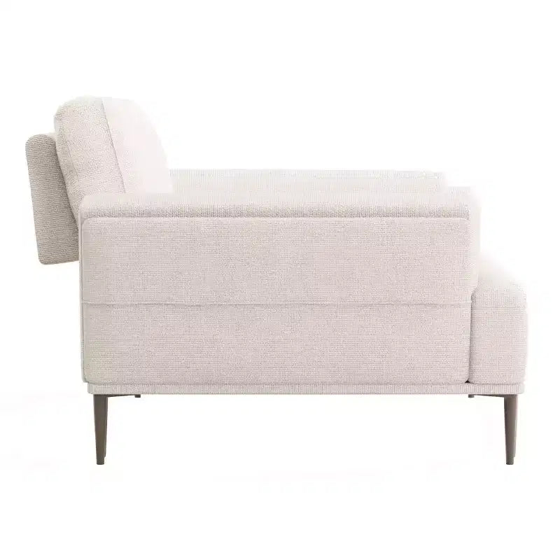 HOMES: Inside + Out Tubera 65" Loveseat Chenille T Seat Cushion with Extendable Back