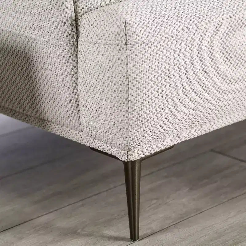 HOMES: Inside + Out Tubera 65" Loveseat Chenille T Seat Cushion with Extendable Back