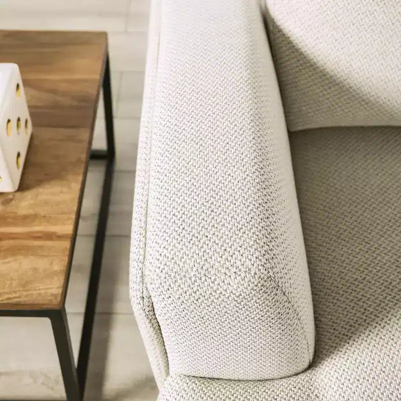 HOMES: Inside + Out Tubera 65" Loveseat Chenille T Seat Cushion with Extendable Back