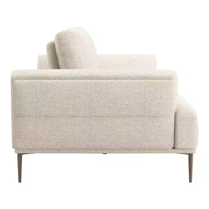 HOMES: Inside + Out Tubera 65" Loveseat Chenille T Seat Cushion with Extendable Back