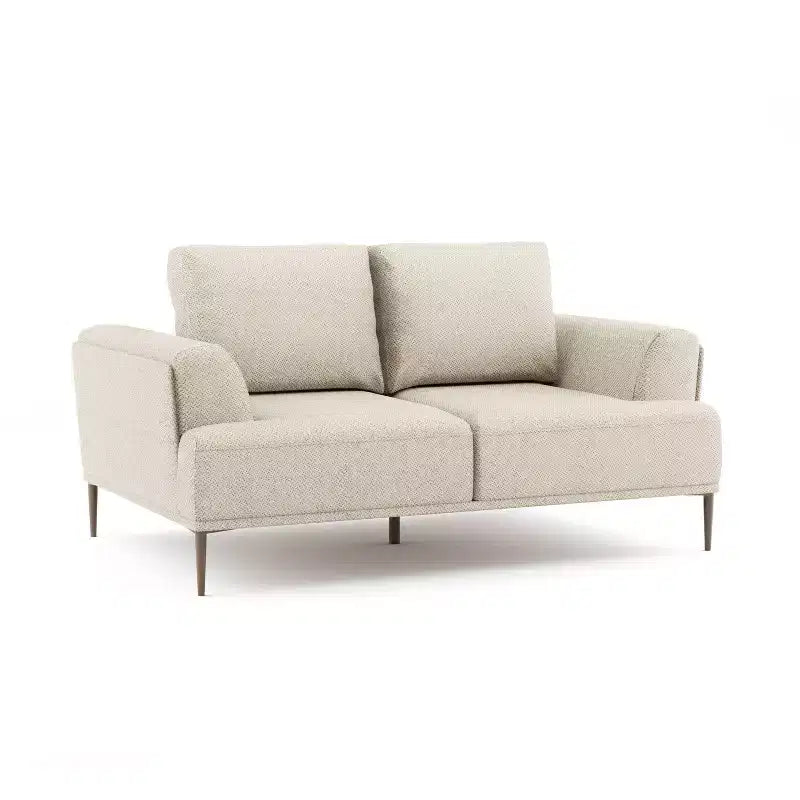 HOMES: Inside + Out Tubera 65" Loveseat Chenille T Seat Cushion with Extendable Back