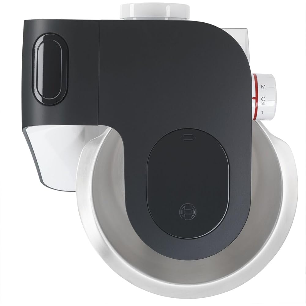 Bosch, robot pâtissier, moteur 900 watts, mélange homogène 3D, 7 vitesses, accessoires pâtisserie, compact, blanc/gris, MUM54A00 : Cuisine et Maison