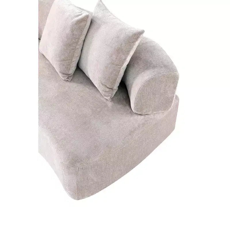Manhattan Comfort 3pc Verandah Chenille Upholstered 112" Sofa and 2 Accent Chairs