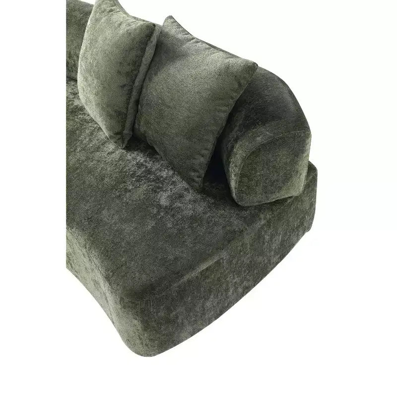 Manhattan Comfort 3pc Verandah Chenille Upholstered 112" Sofa and 2 Accent Chairs