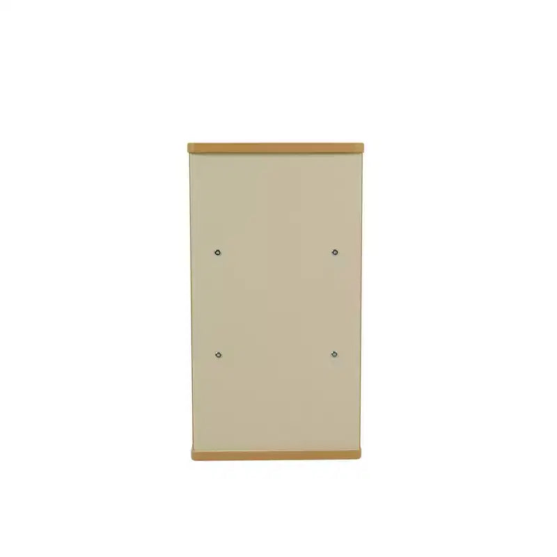 Factory Direct Partners Kids' 24 Cubby Storage Cabinet Almond Maple Wood Laminate