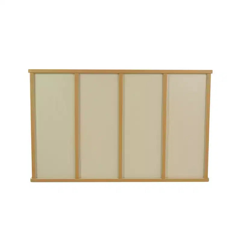 Factory Direct Partners Kids' 24 Cubby Storage Cabinet Almond Maple Wood Laminate