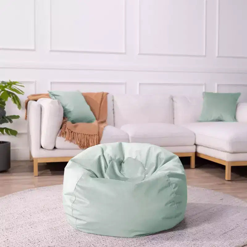 Factory Direct Partners Kids' Round Velvety Bean Bag