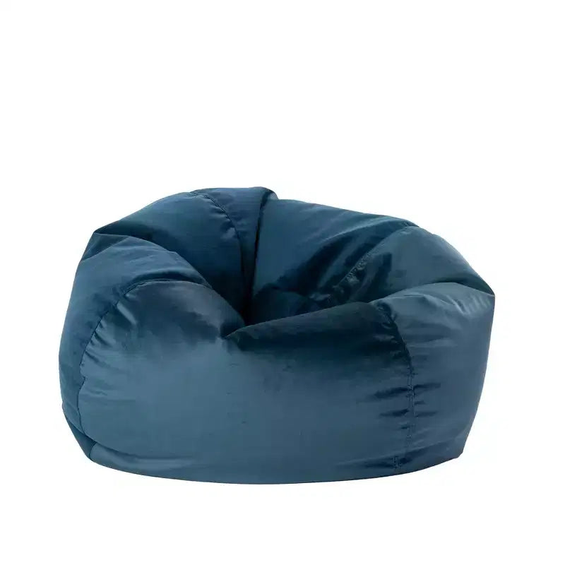 Factory Direct Partners Kids' Round Velvety Bean Bag