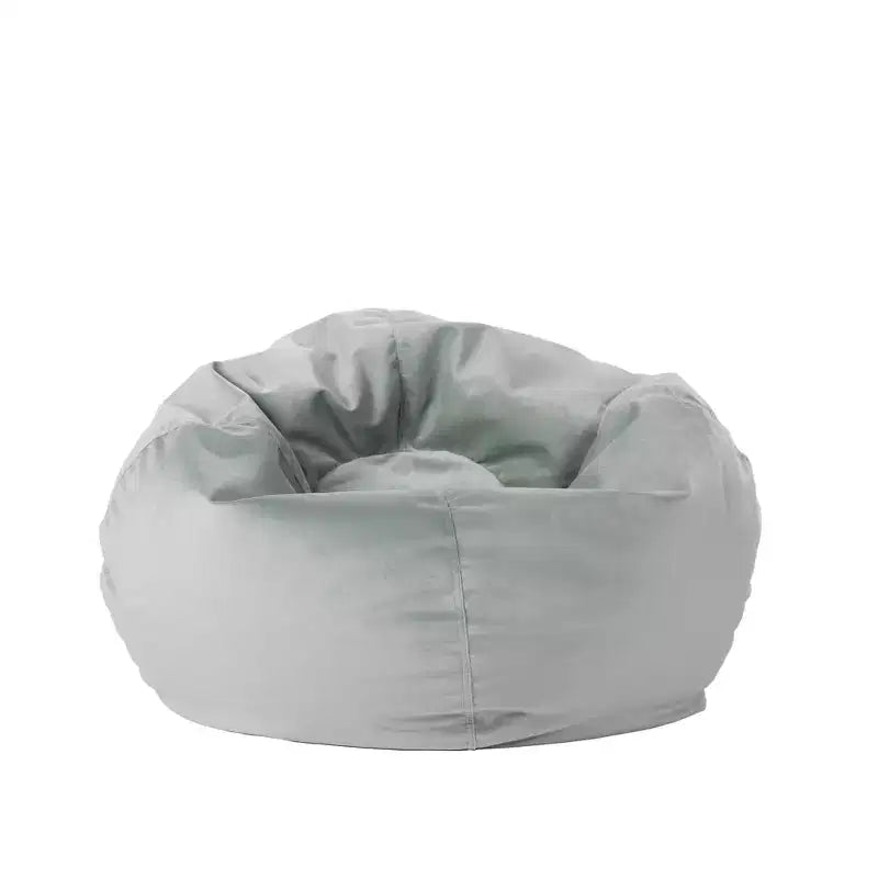 Factory Direct Partners Kids' Round Velvety Bean Bag