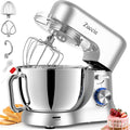 Robot Patissier, Zuccie 5 L Robot Pâtissier, 1000W Robot Cuisine avec Fouet, Batteur, Crochet, Bol d'Acier Inoxydable et Pare-éclaboussures, 8+P Vitesses Robot Pétrin Professionnel (Noir) : Cuisine et Maison