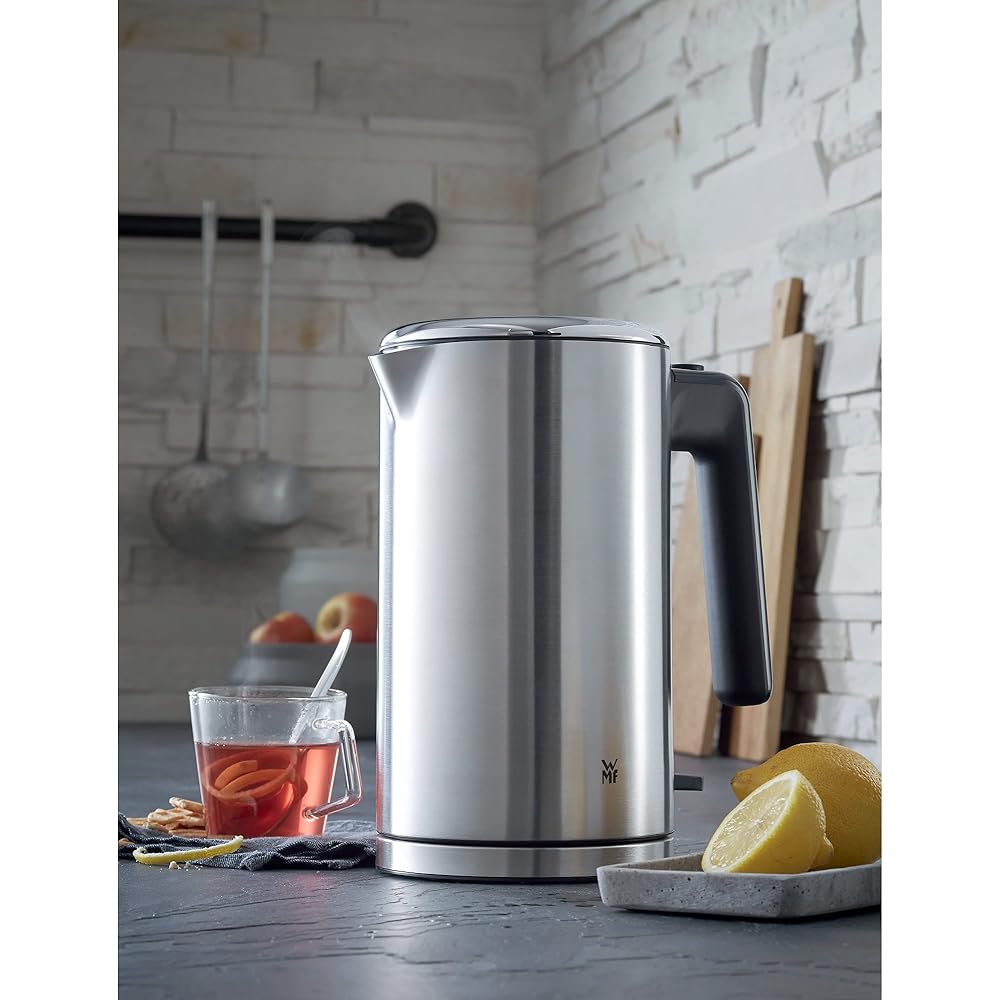WMF Lono Bouilloire Électrique, 2400 W, Grande Capacité de 1,6 L, Design intemporel inox, Cromargan haute qualité, Montée en température rapide 0413130011 : WMF: Cuisine et Maison