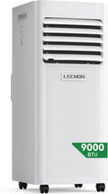 Climatiseur Mobile 9000 BTU, 4 en 1 avec Déshumidificateur et Mode Sommeil, Kit Fenêtre Fourni